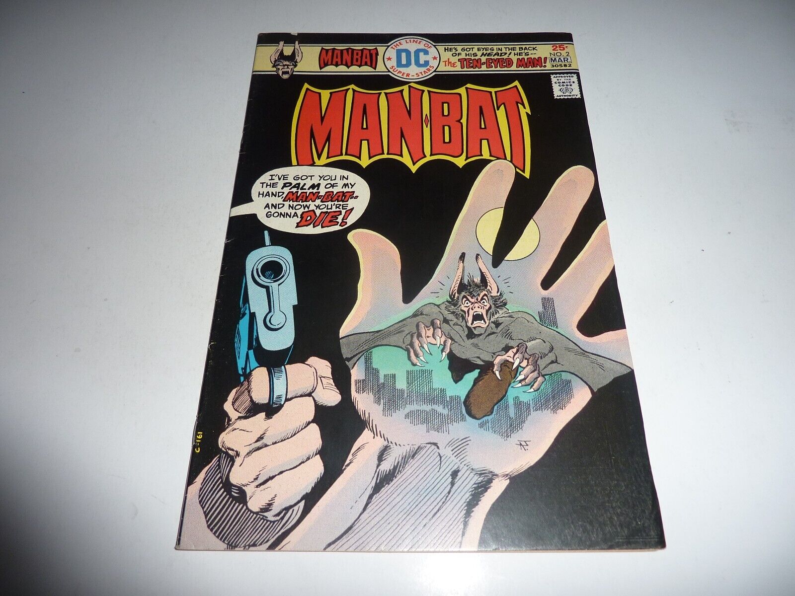 MAN-BAT #2 DC Comics 1976 Jim Aparo Cover Mid Grade FN 6.0 Complete Copy