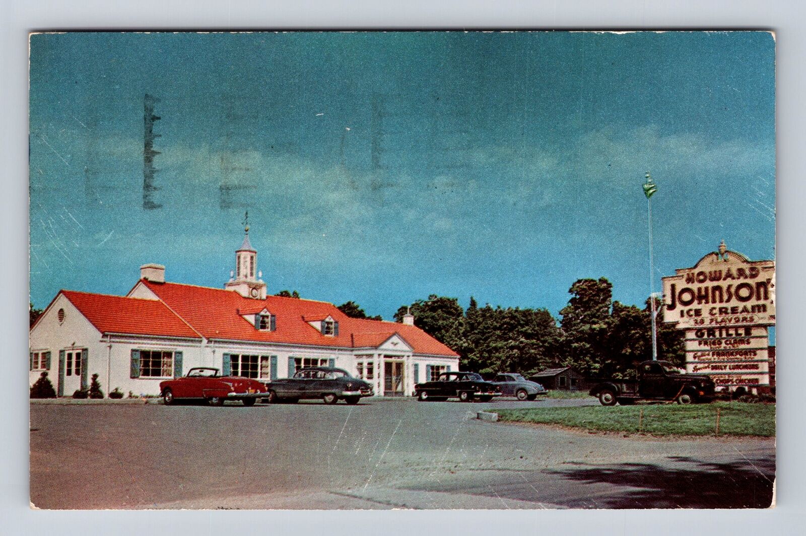 Erie PA-Pennsylvania, Howard Johnson\'s Restaurant, Advertising, Vintage Postcard