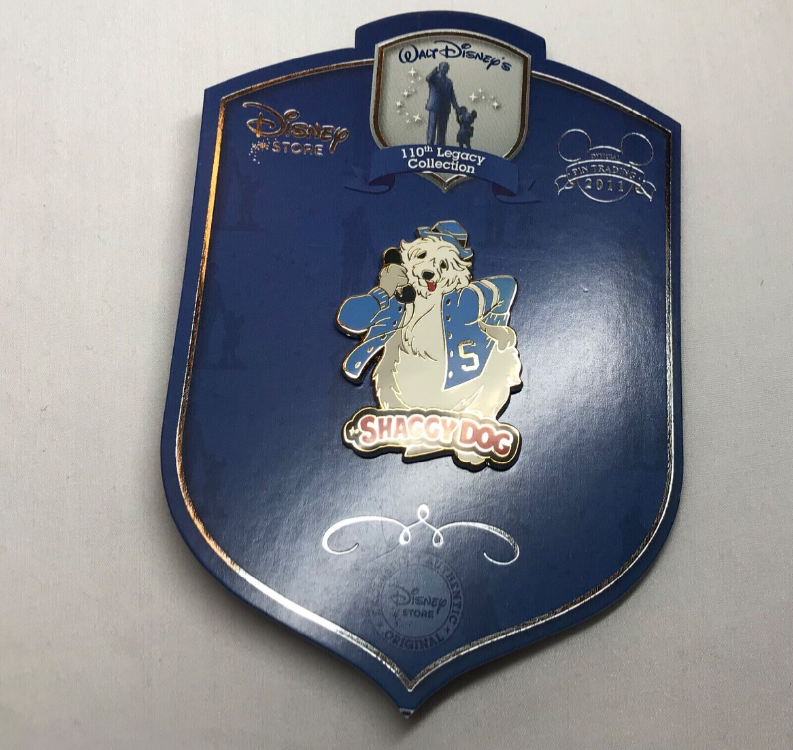 Walt Disney 110th Legacy Shaggy Dog  LE 250 Pin. New.