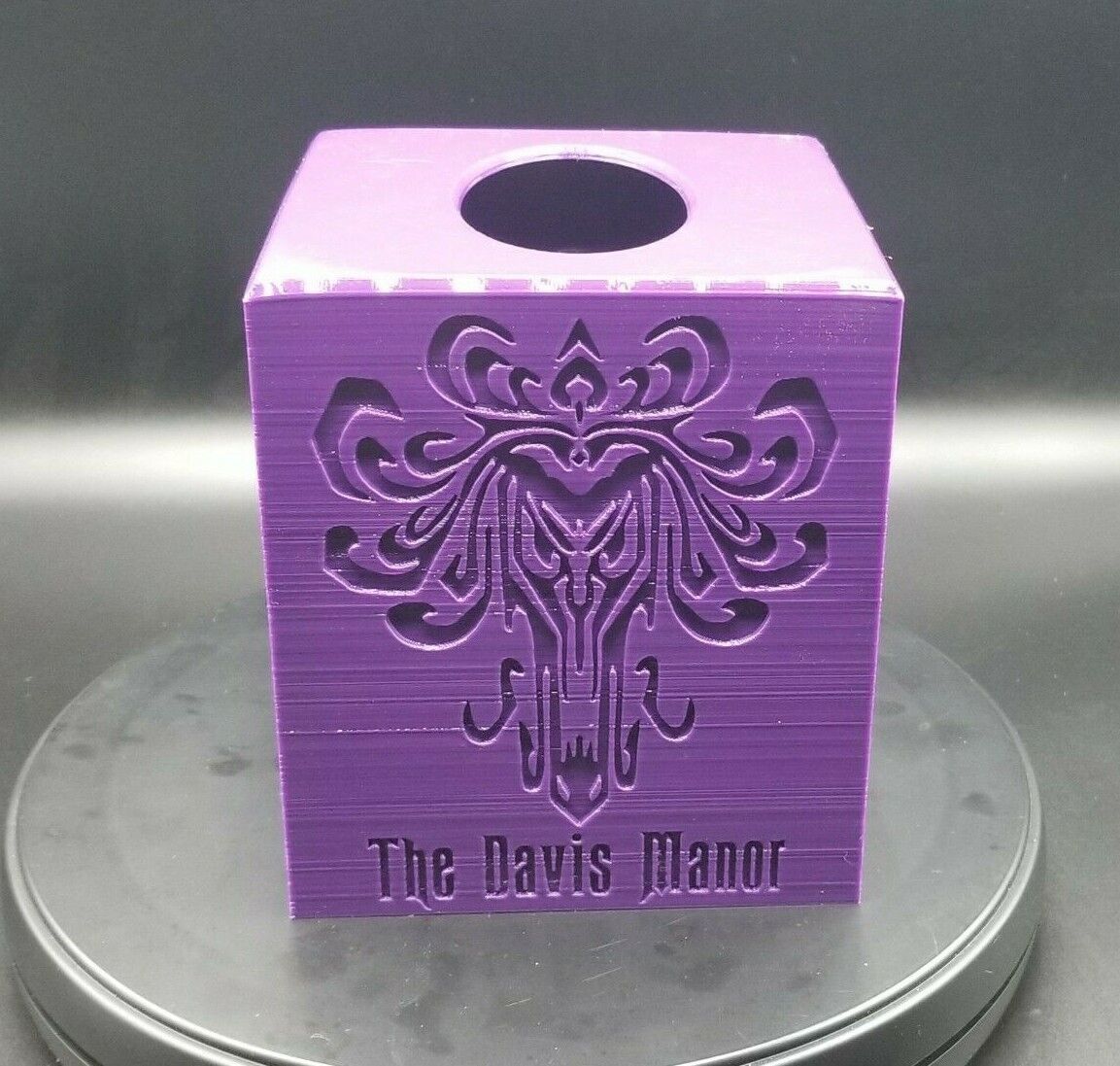 Personalized Haunted Mansion Ride Inspired Tissue Box Cover 