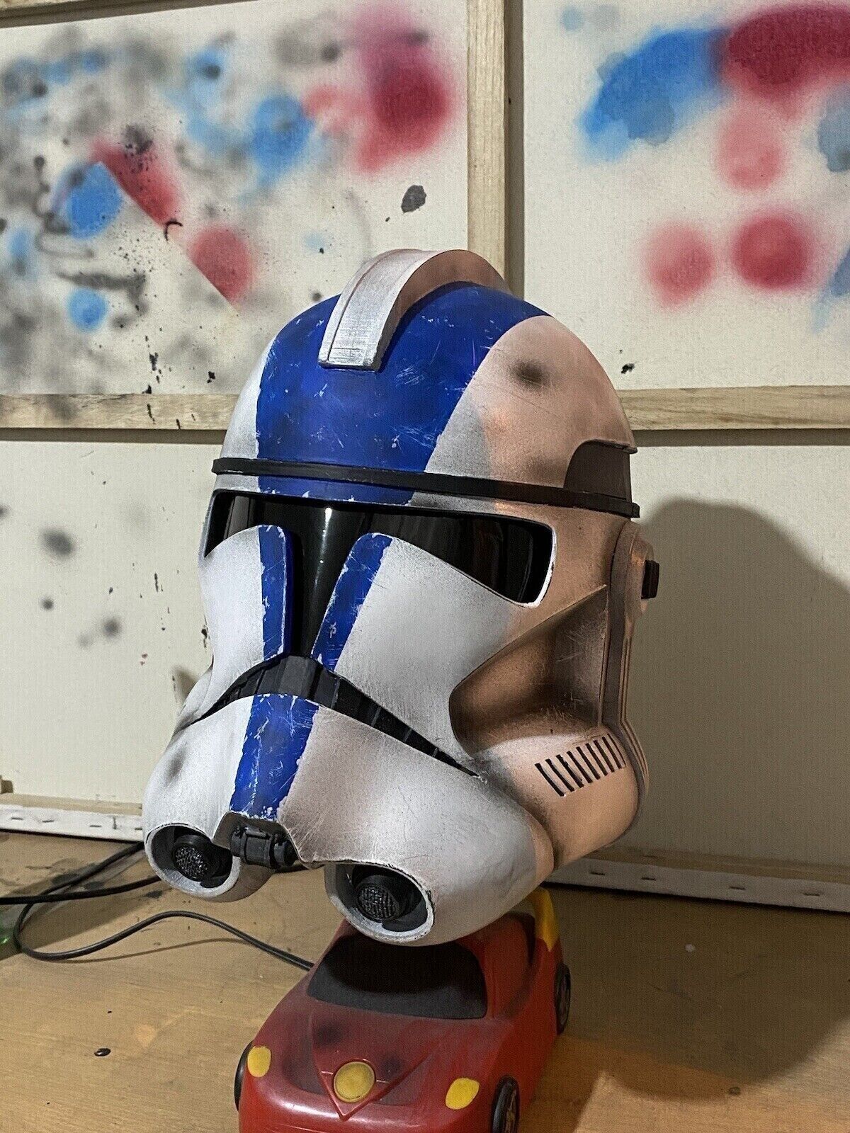 Star Wars 501st Clone Trooper Helmet 1:1 Size 3D Custom