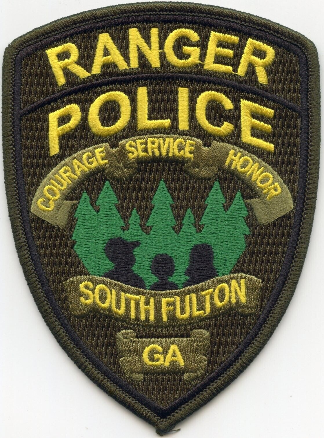 SOUTH FULTON GEORGIA full color PARK RANGER POLICE PATCH