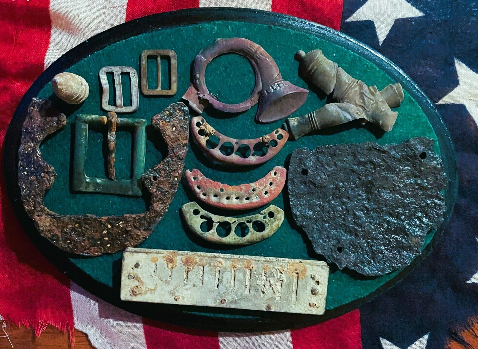 Civil War- Dug Solider Collection of Personal items- Various Battlefields
