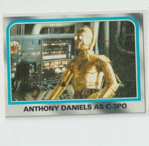 1980 Topps The Empire Strikes Back #227 -Anthony Daniels As C-3PO