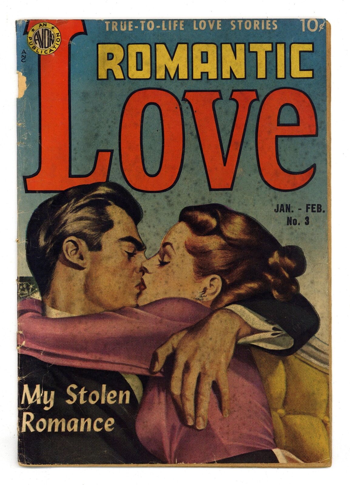 Romantic Love #3 GD- 1.8 1950