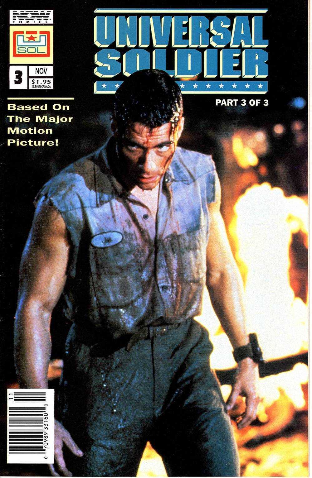 Universal Soldier (Now) #3 (Newsstand) VF; Now | Jean-Claude Van Damme - we comb