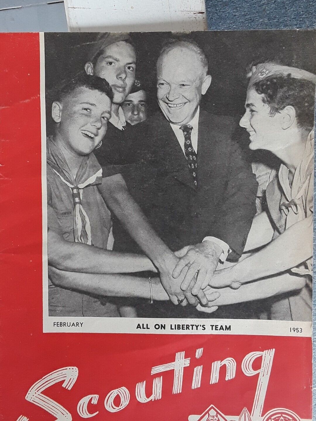 Scouting Magazine February 1953 Dwight D Eisenhower 