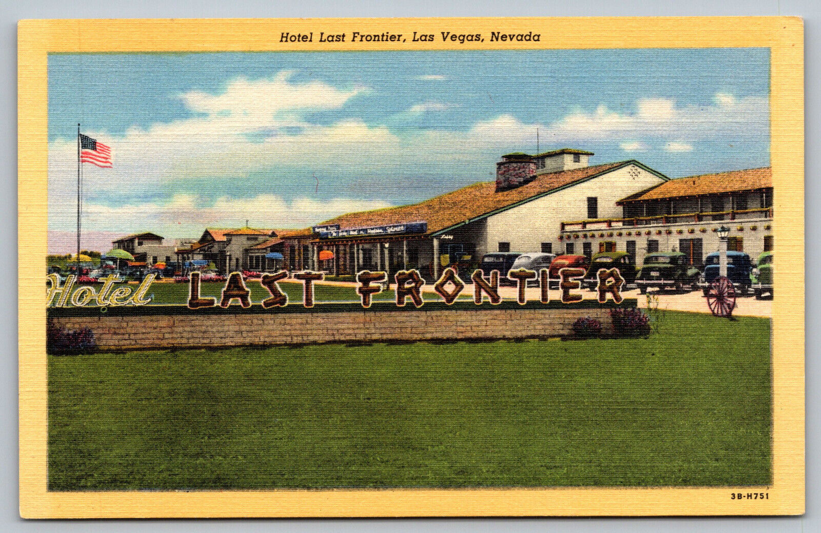 Postcard Hotel Last Frontier Las Vegas, Nevada F10