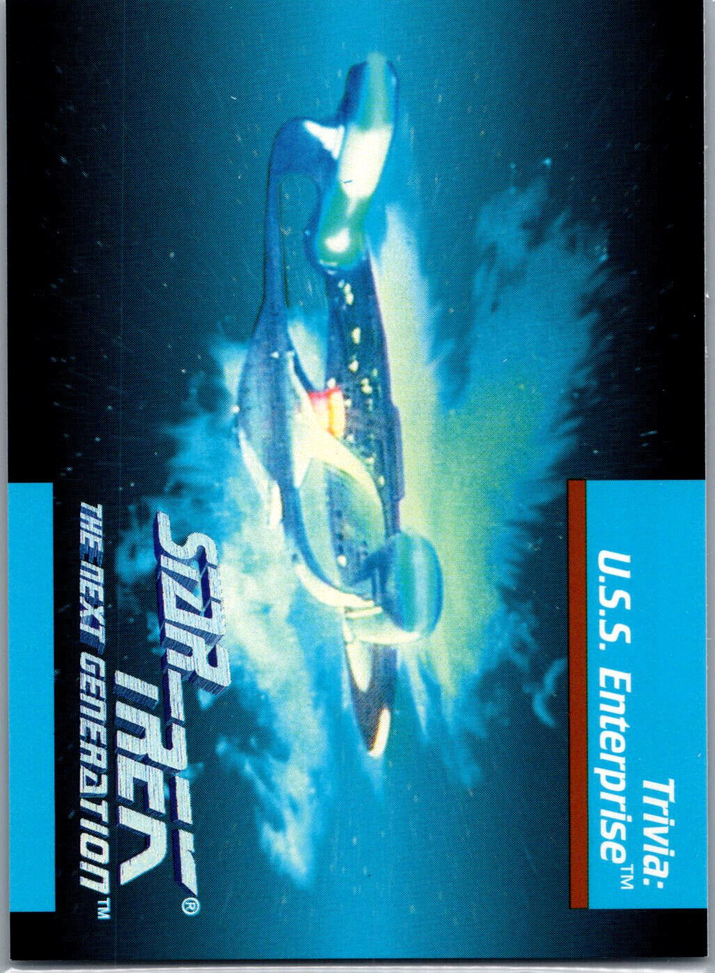 1992 Impel Star Trek The Next Generation: #115 U.S.S. Enterprise
