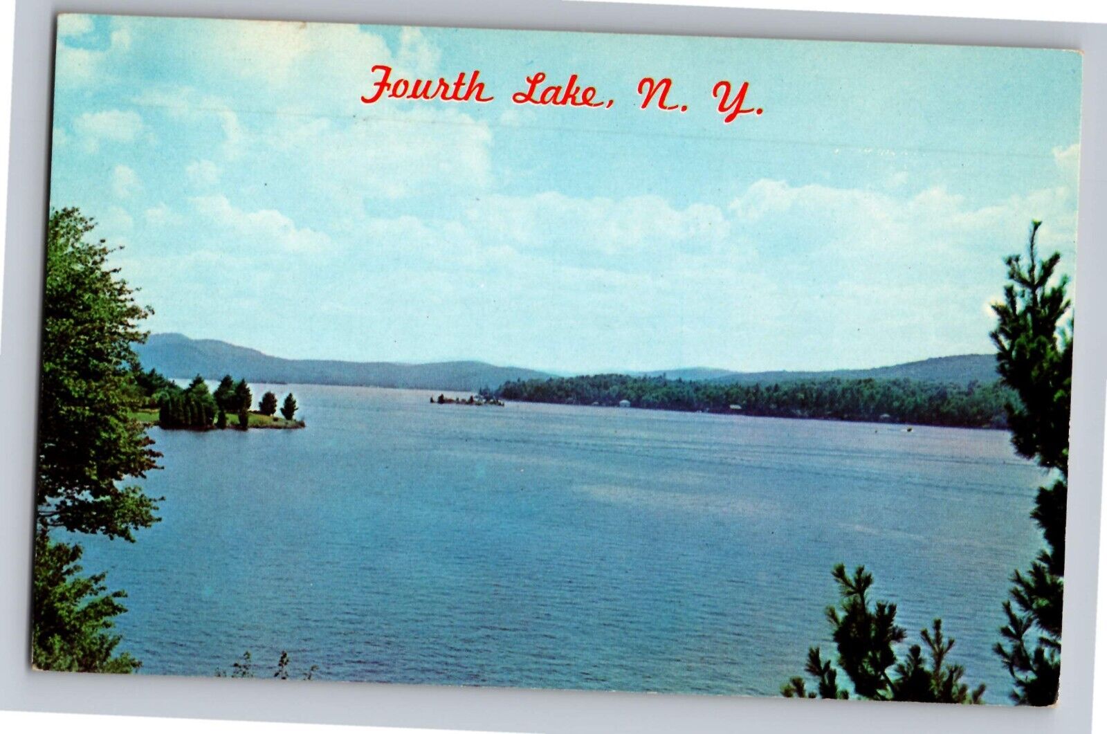 Postcard Lot of four cards of Fourth Lake N.Y. OF DIFFERENT VIEWS All U/P   C-14