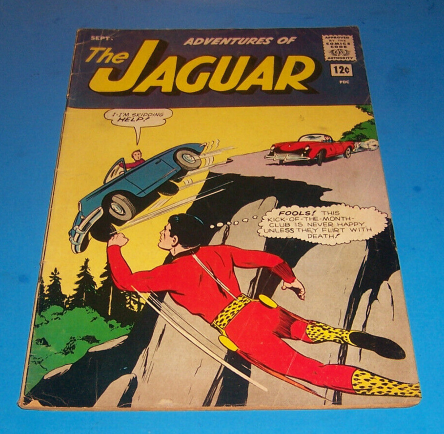 Adventures Of The Jaguar #14 -(1963)- Black Hood App.- FN 6.0