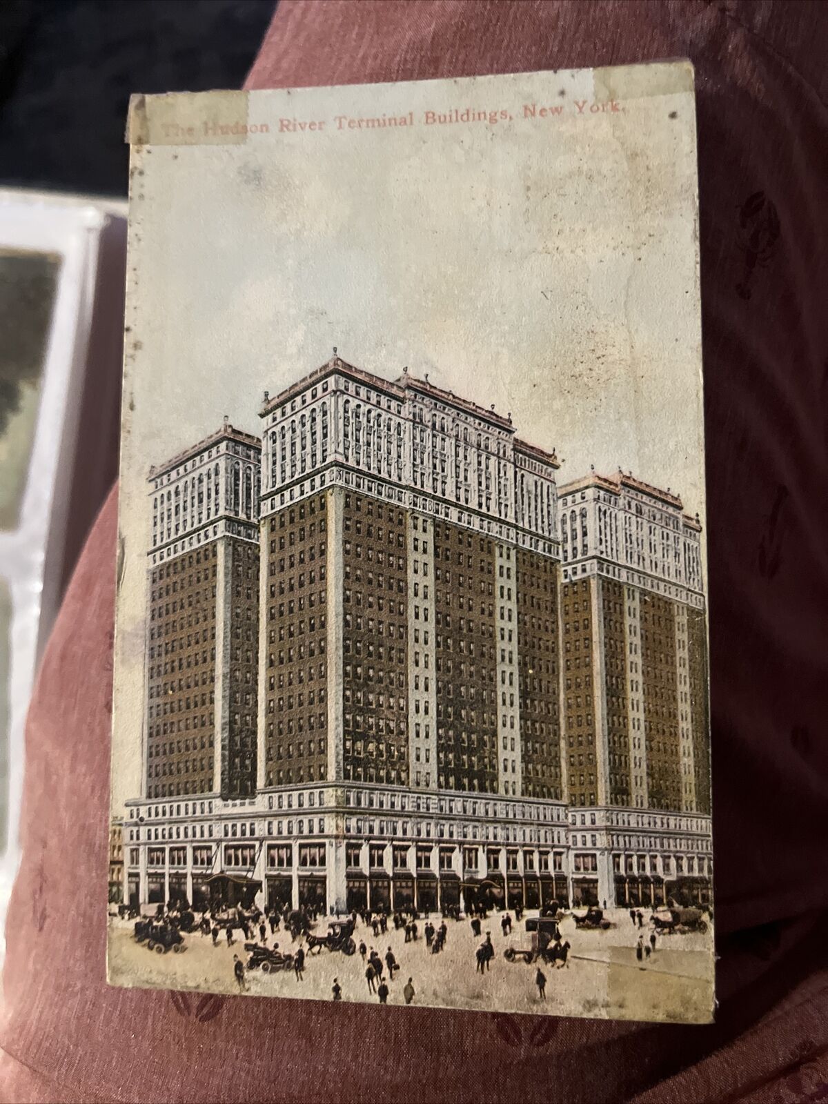 Vintage Postcard Hudson Terminal Building New York United States Posted 1916