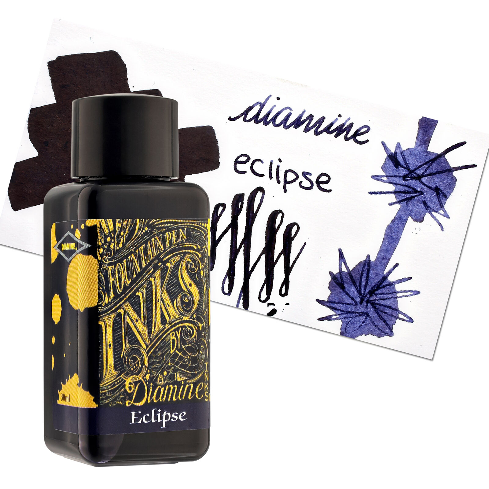 Diamine Eclipse (Purple) Bottled Ink For Fountain Pens New 30 ml DM-3081