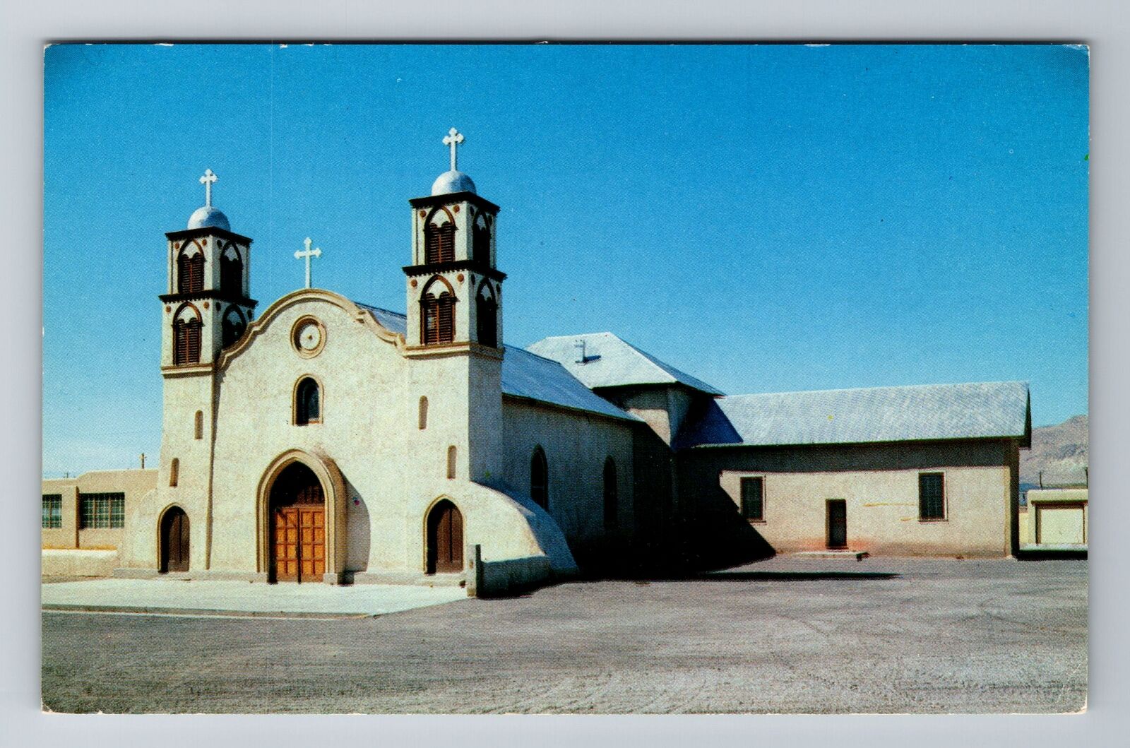 Socorro NM-New Mexico, San Miguel Church, Religion, Antique, Vintage Postcard