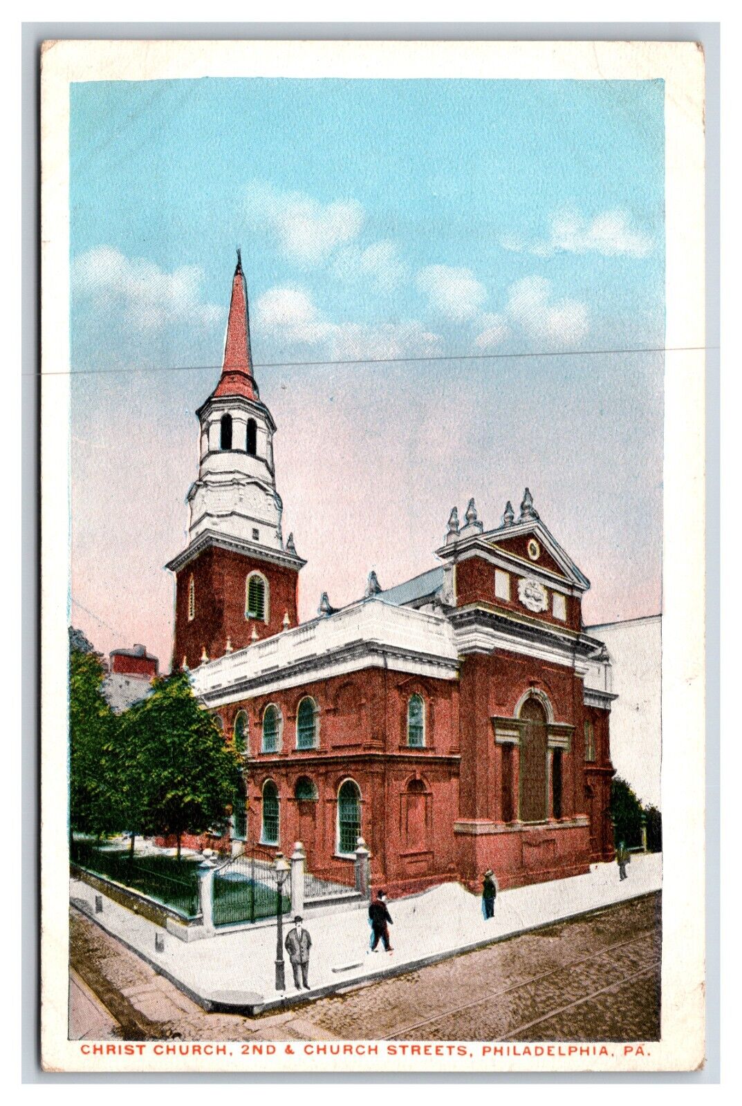 Chirst Church Philadelphia Pennsylvania PA UNP WB Postcard N20