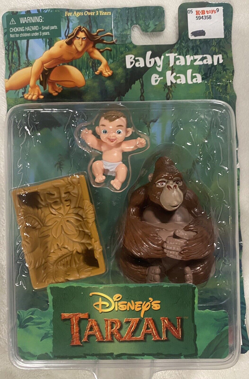 1999 Mattel Disney’s Tarzan Baby Tarzan & Kala Mini Figures Set 67874