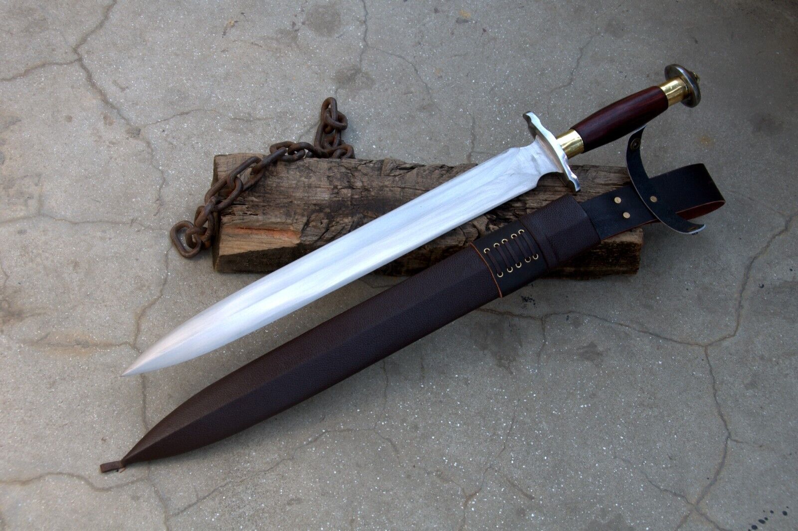 Mini Viking Sword-19 inches Handmade sword-Historical- Hunting,camping,tactical