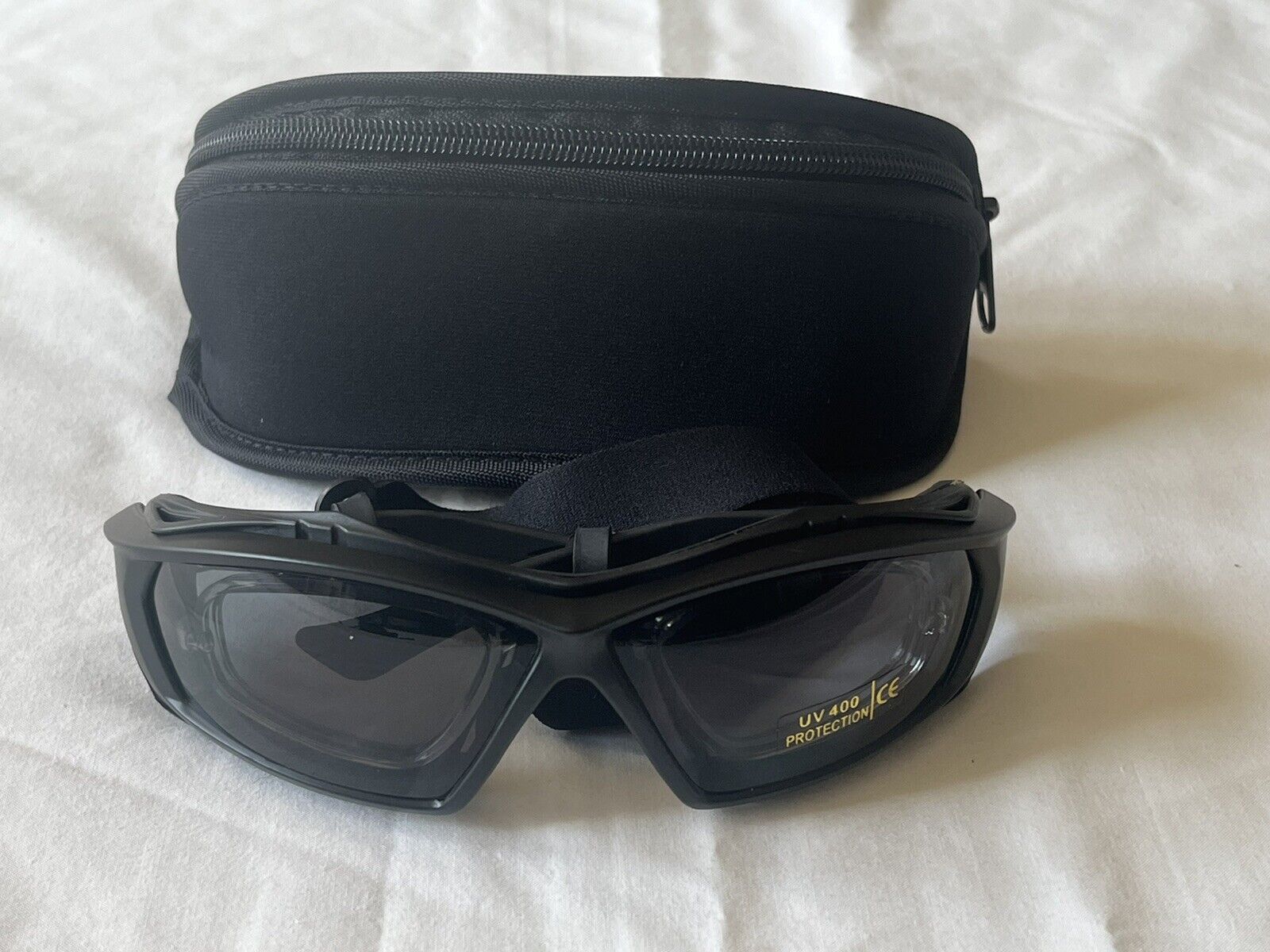 USGI Style Tactical Sunglasses Kit with case BRAND NEW