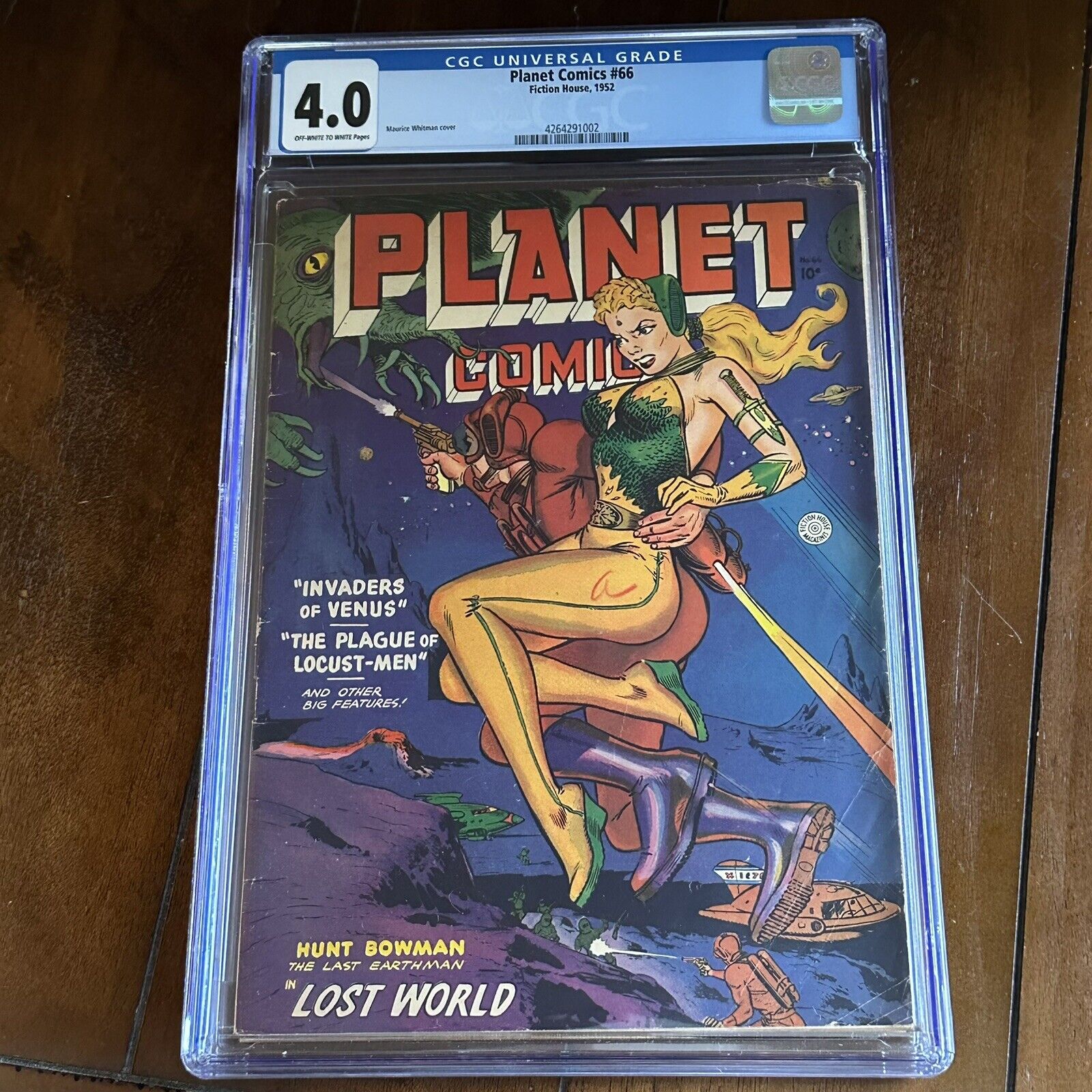 Planet Comics #66 (1952) - Good Girl Sci-Fi Golden Age - CGC 4.0