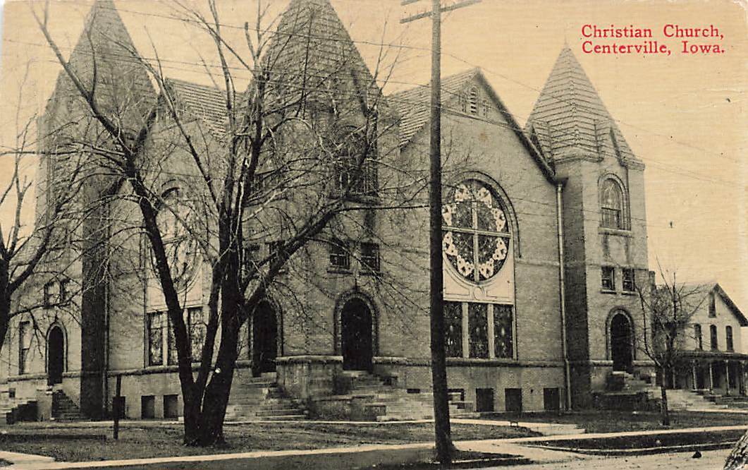 c1910 Christian Church Centreville IA P444