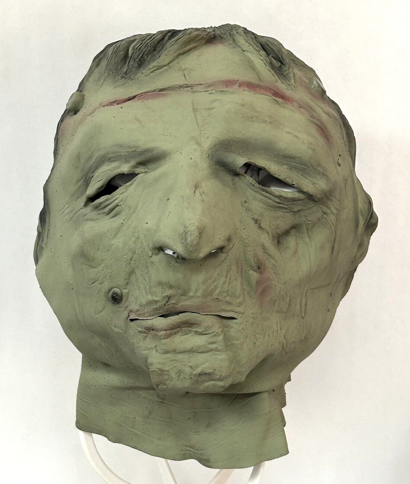 Vintage Don Post Studio 1977 Rubber Pull Over Mask Frankenstein Green