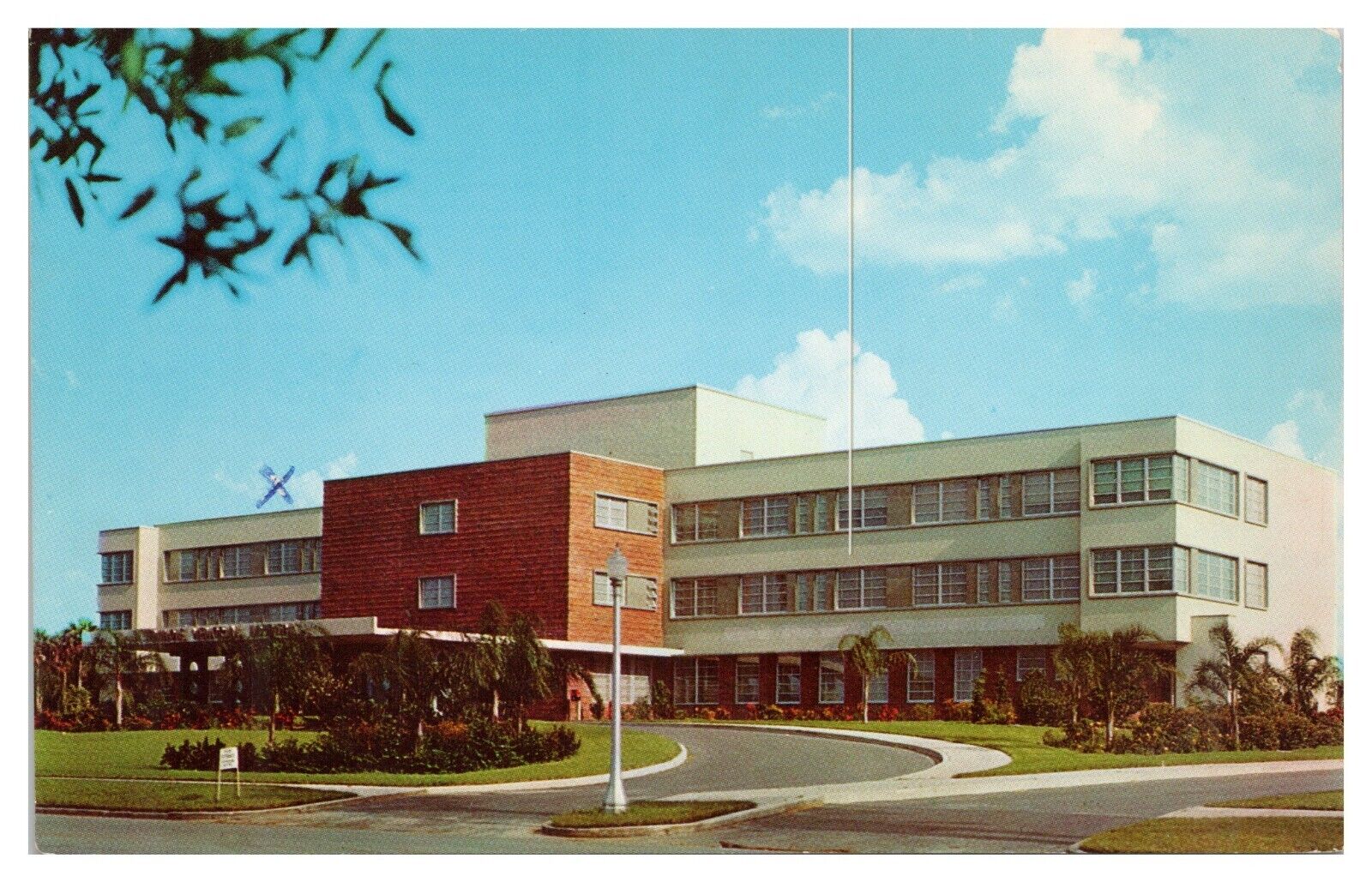 Seminole Memorial Hospital Sanford Florida Postcard Street View Unposted