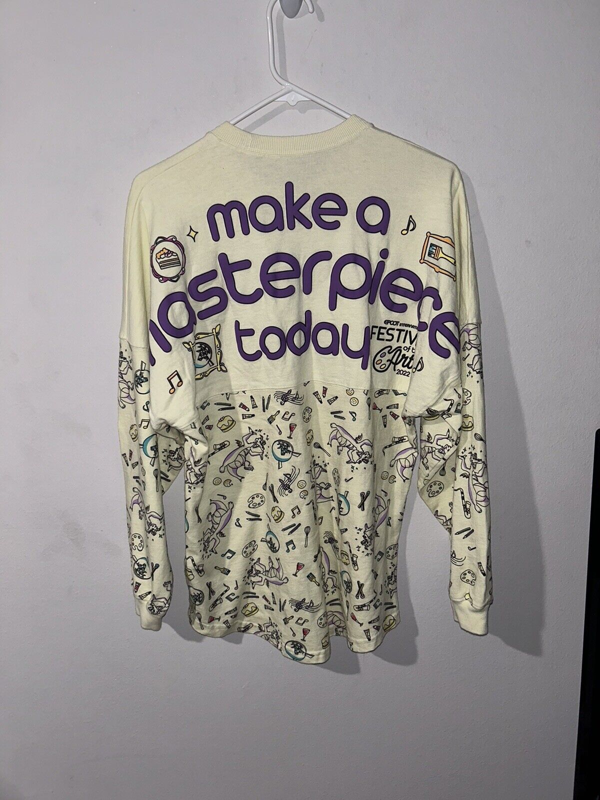 Figment Spirit Jersey 2022 Epcot Festival of the Arts Size Small WDW