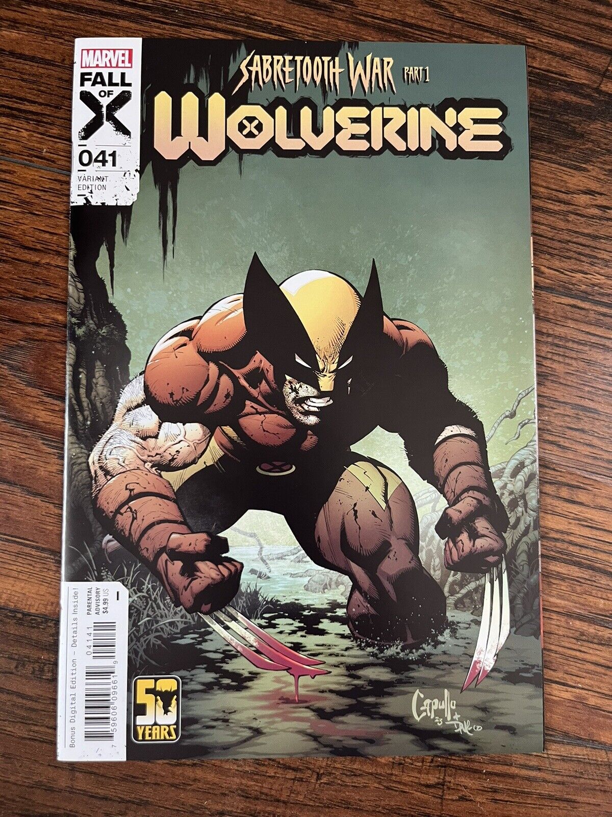Wolverine #41 Greg Capullo Variant Marvel 2024