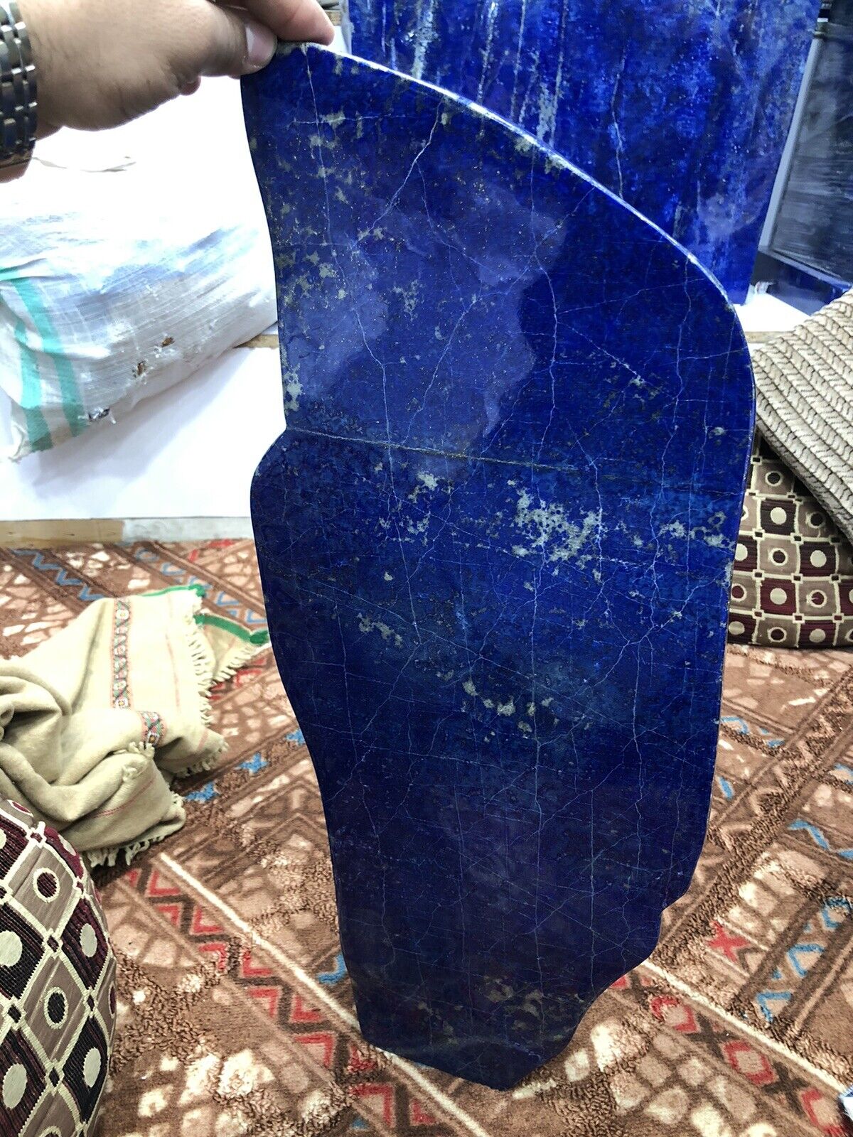 Natural Lapis Lazuli Freeform healing crystal /Afghanistan 16.150  KG/Size 62 CM