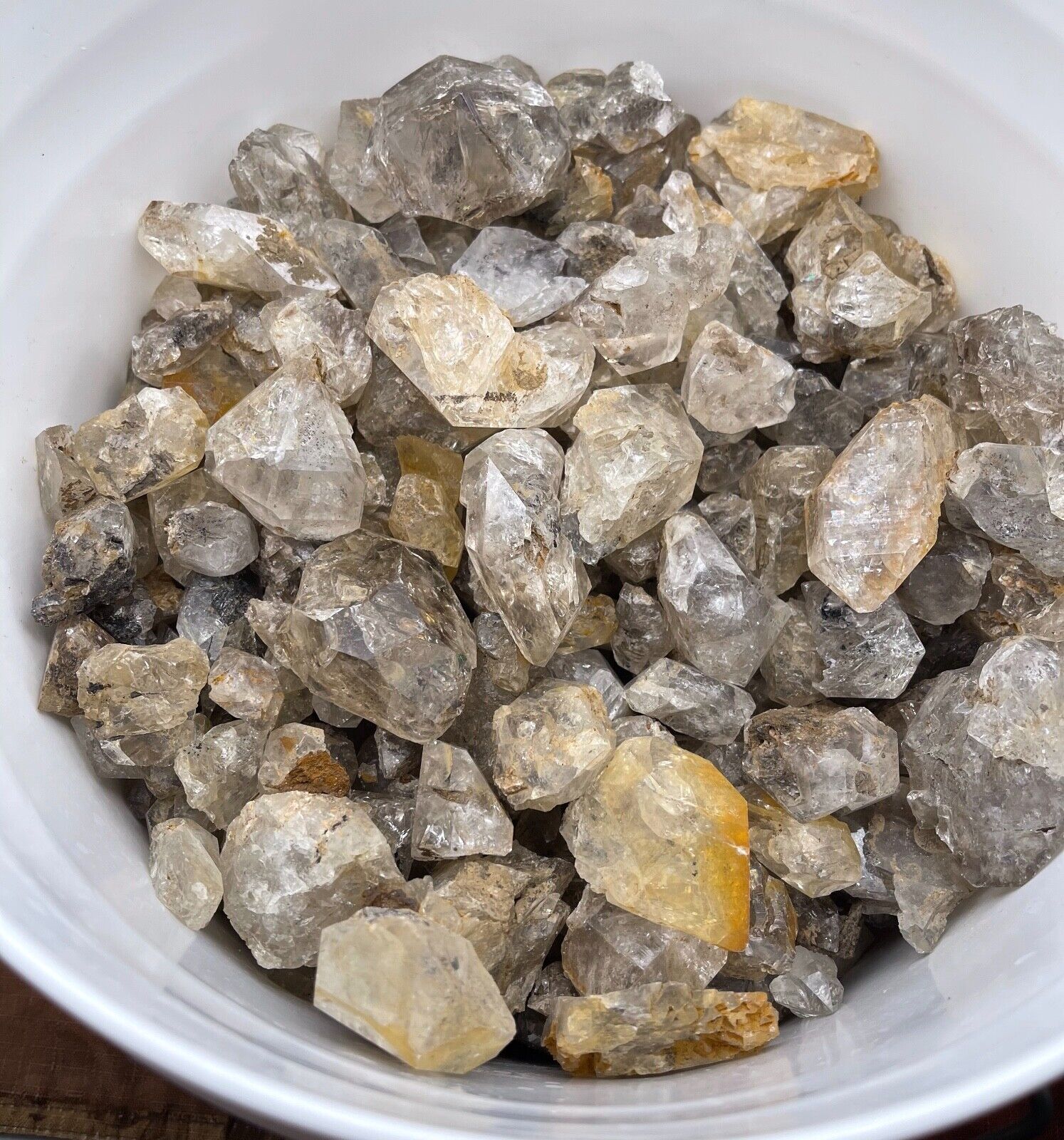 Genuine Herkimer Diamond ROUGH by the Pound from our mine in Little Falls, NY