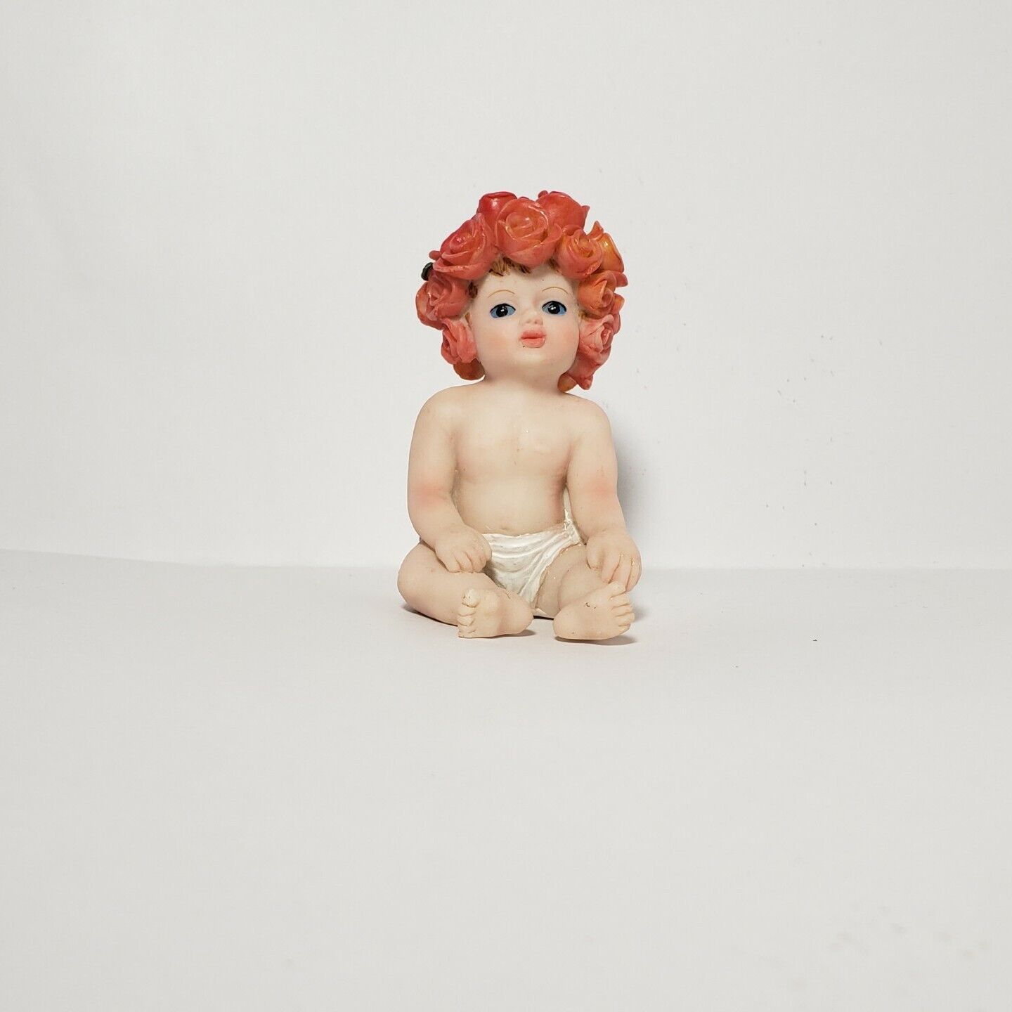 Vintage Flower Baby Figurine