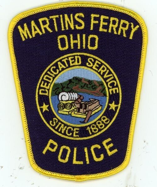 OHIO OH MARTINS FERRY POLICE NICE SHOULDER PATCH SHERIFF