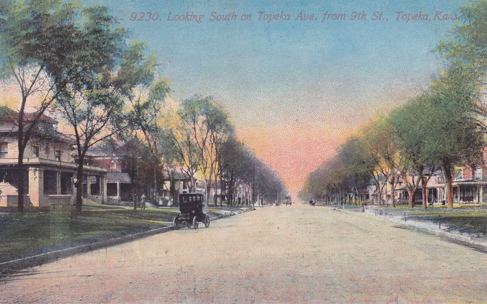 Topeka, KS - Looking South on Topeka Avenue from 9th St
