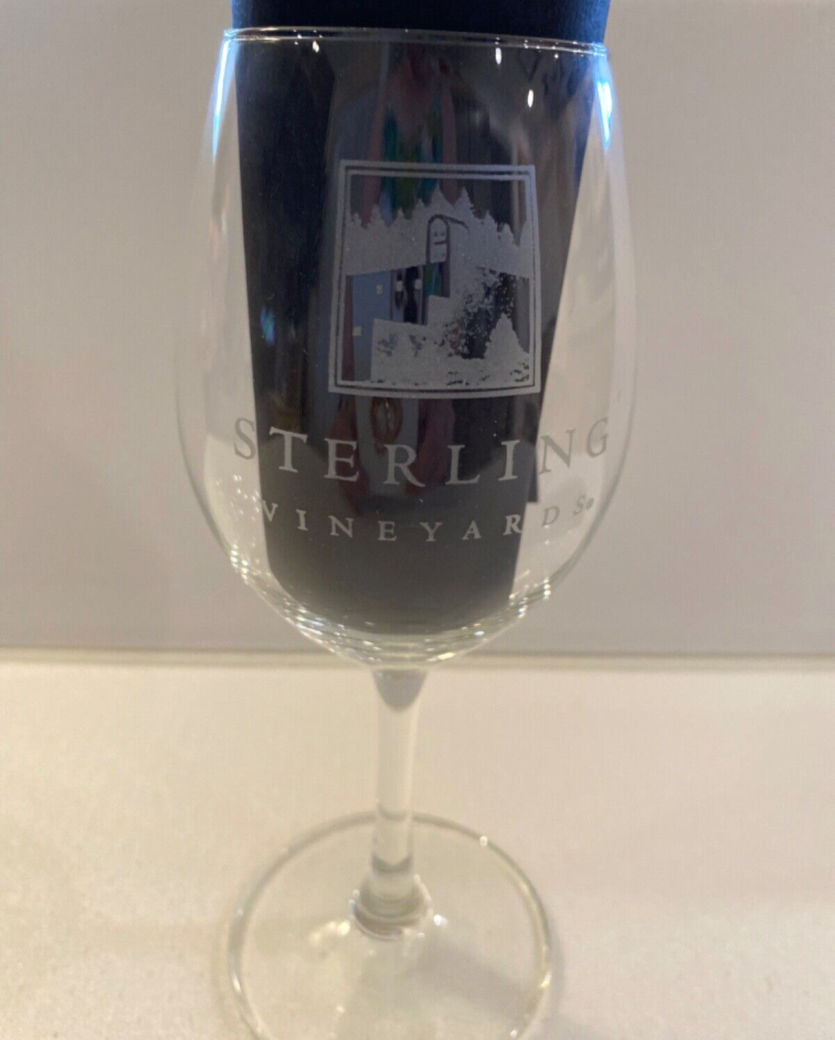 STERLING VINEYARDS 6 3/4” Wine Glass Calistoga, NAPA Valley NEW