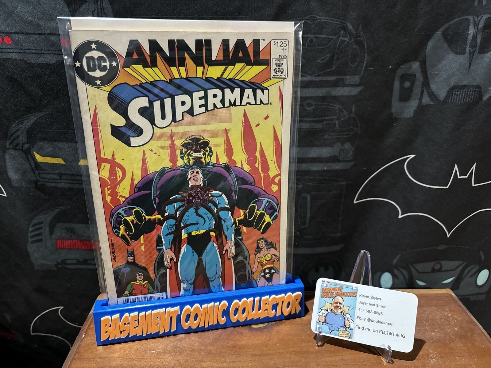 Superman Annual #11- Mid/ High Grade DC/1st Black Mercy Alan Moore-1985 Newstand