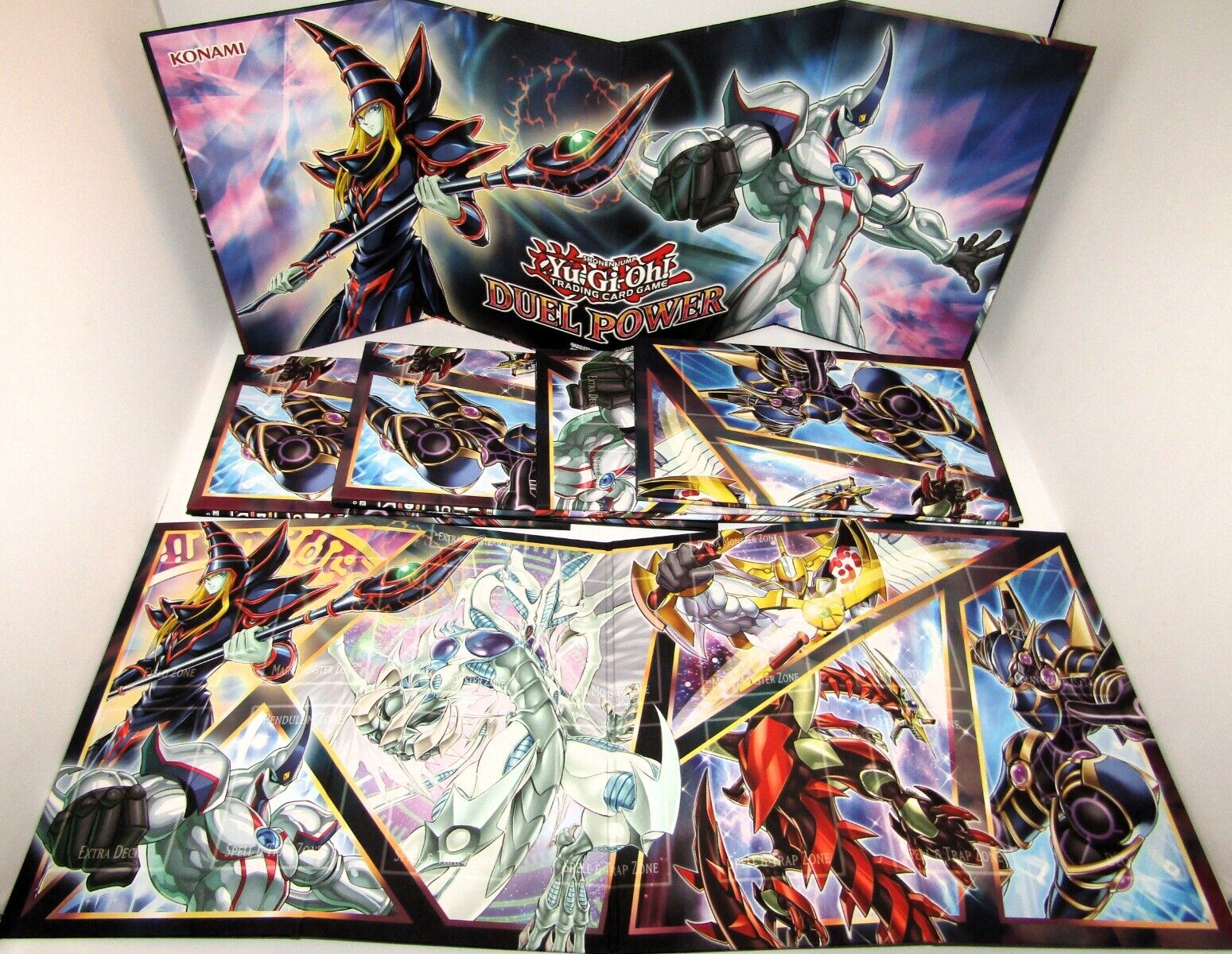 2017 Yu-Gi-Oh Hard Cover Gaming Boards Shonen Jump Duel Power Lot of 6 Brand New
