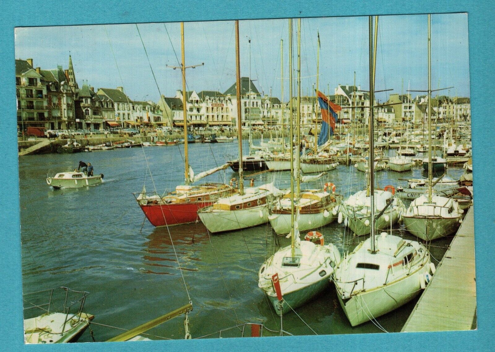Le Pouliguen, port - boats -- 1981 -- / CPA, old postcard / PE