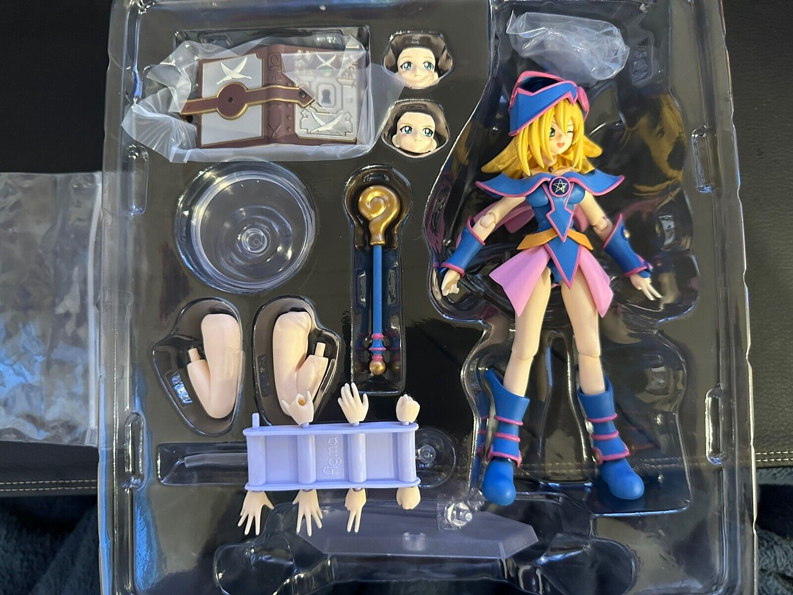 Figma Action Figure Set YU-GI-OH Dark Magician Girl 313 in box Used
