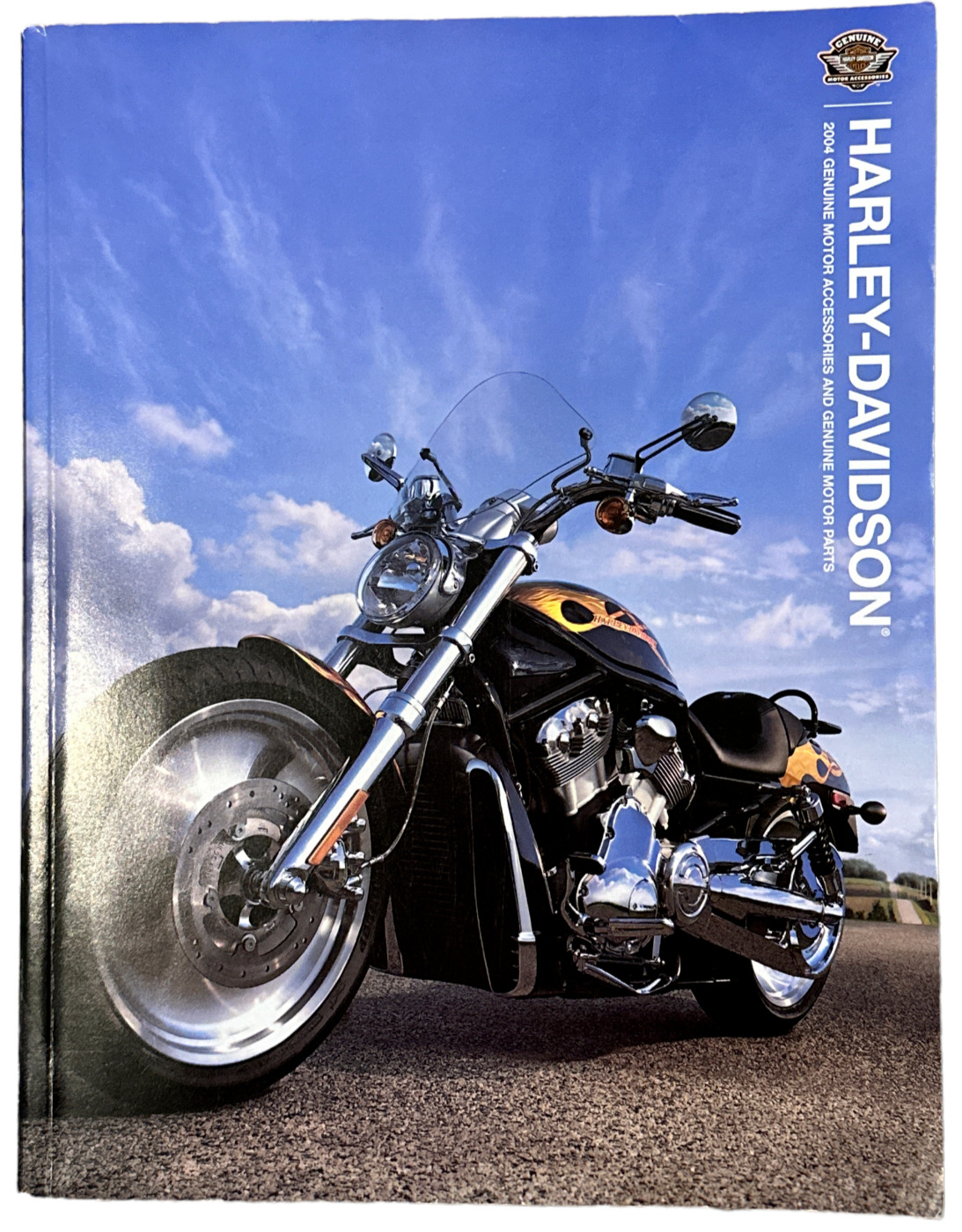 2004 Harley Davidson Motorcycle Catalog Accessories and Genuine Motor Parts Book