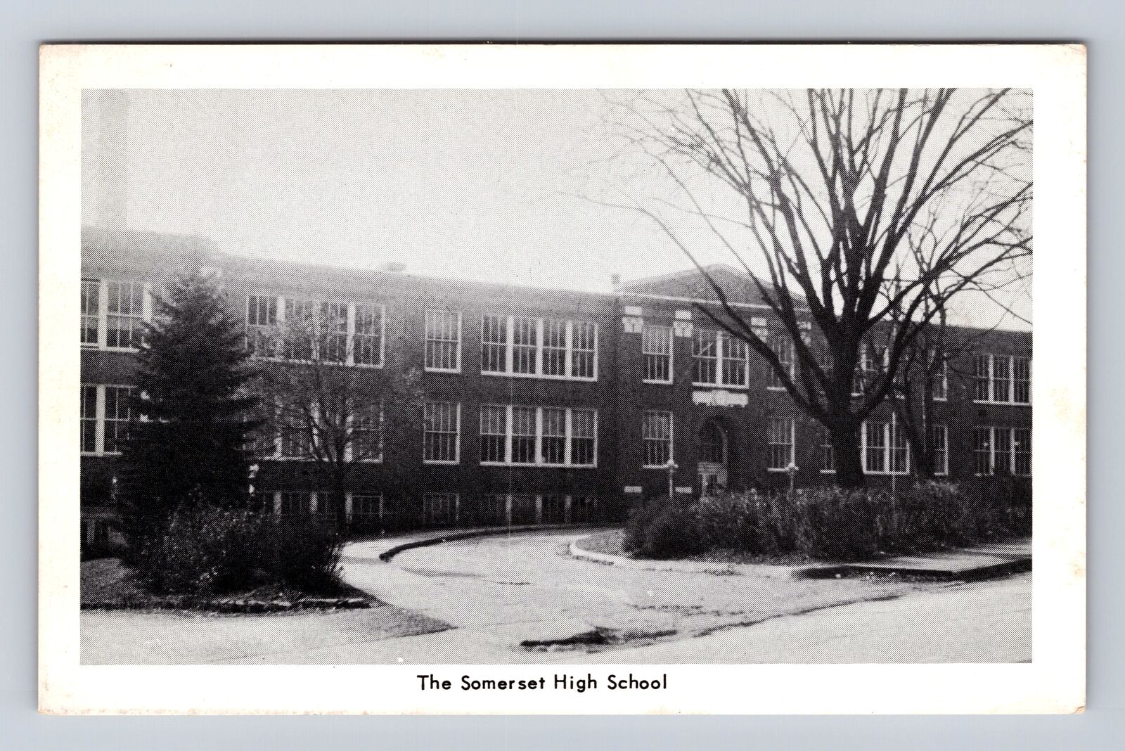 Somerset PA-Pennsylvania, The Somerset High School, Antique, Vintage Postcard
