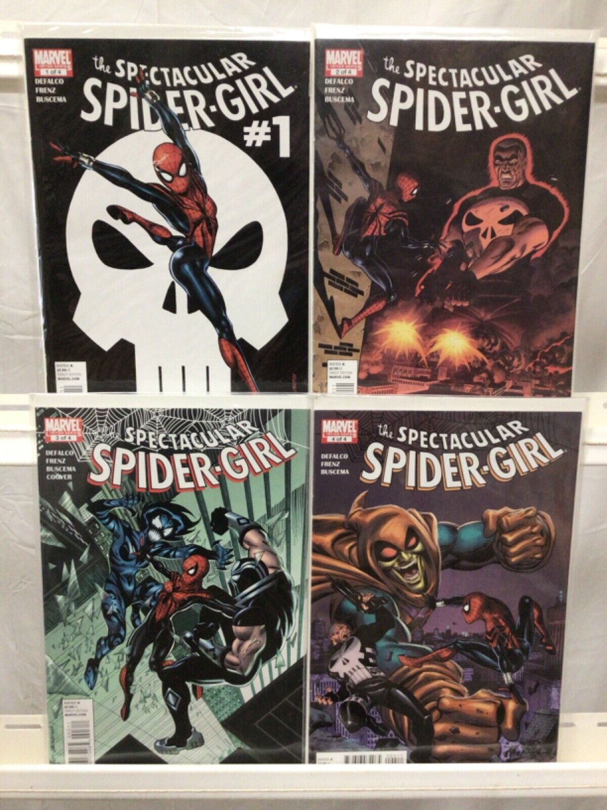 The Spectacular Spider-Girl #1-4 Complete Set FN Marvel Limited Series