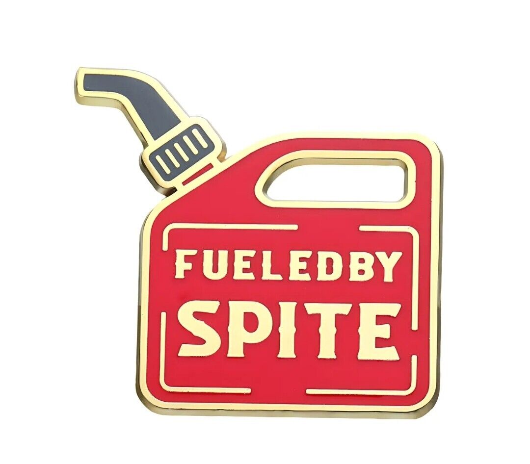 Fueled By Spite Brooch Hat/Lapel Pin