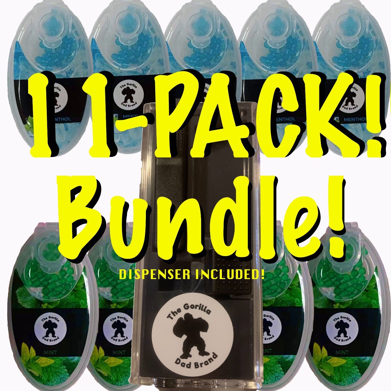 11 Pack Blue Menthol/Green Mint Mix N Match Bundle (100 pack boxes)