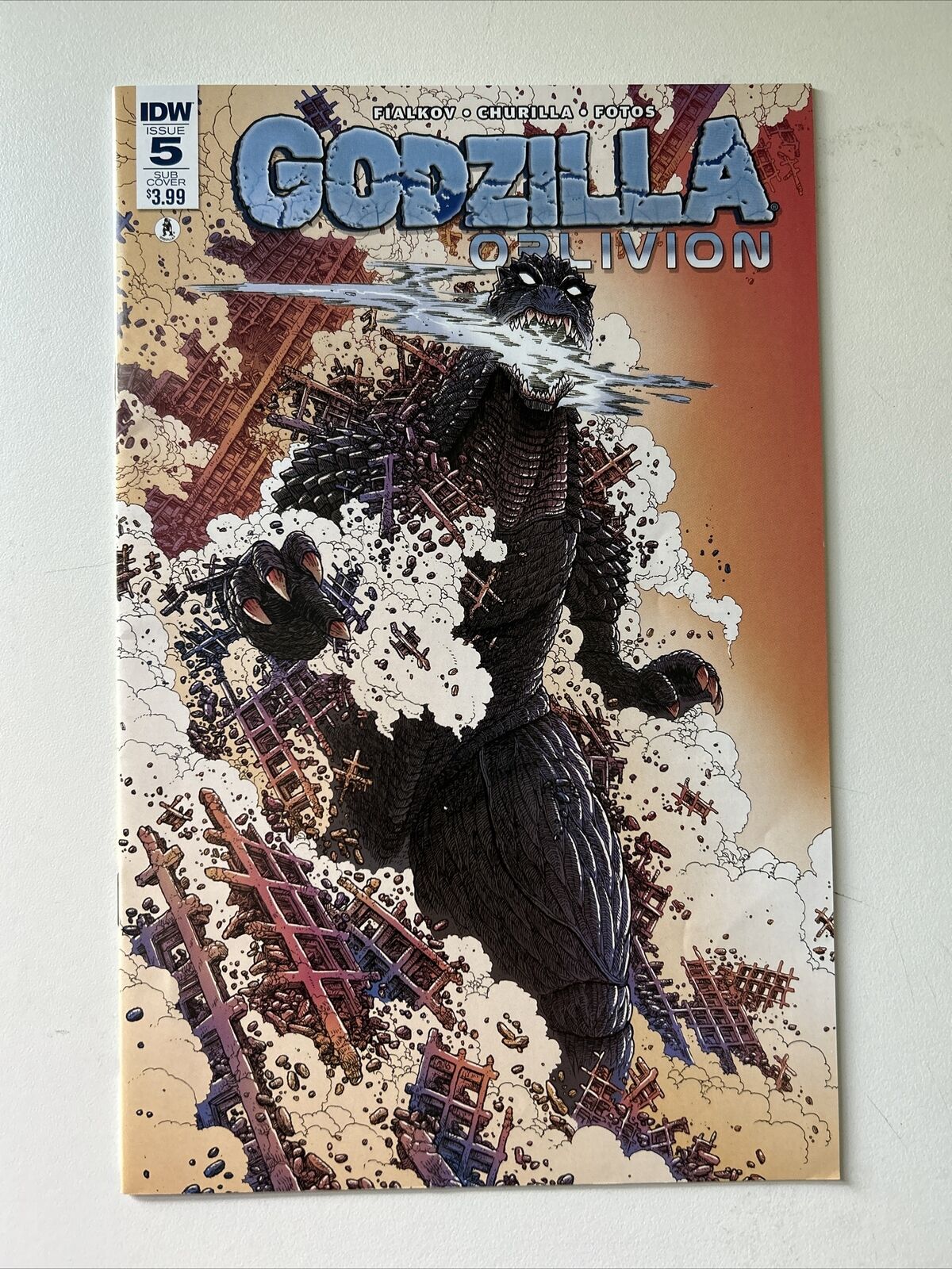 Godzilla Oblivion Issue 5 Sub Cover James Stokoe High Grade Comic Book IDW