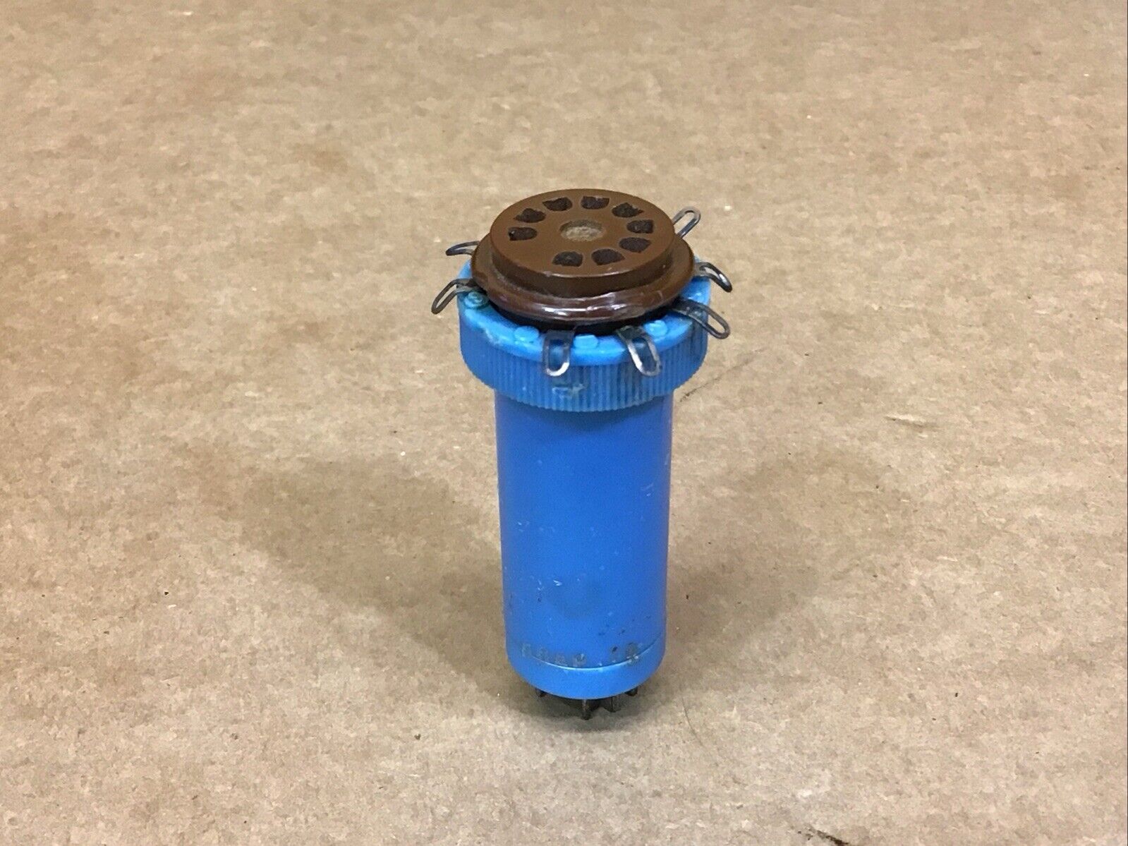 Vintage GC  electronics 9-Pin Miniature Tube Test Socket Adapter