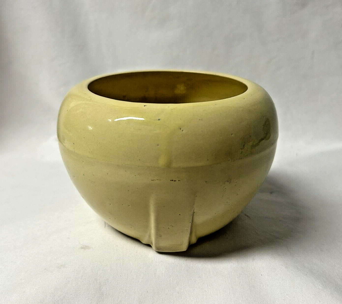 Vintage Uhl Pottery #127 Flower Bowl Vase Stamped & Numbered On The Bottom Rare