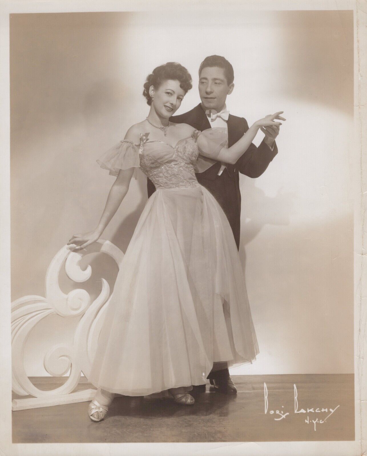 Ted + c- American Smartest Dancers (1940s) ❤ Original Vintage Photo K 389