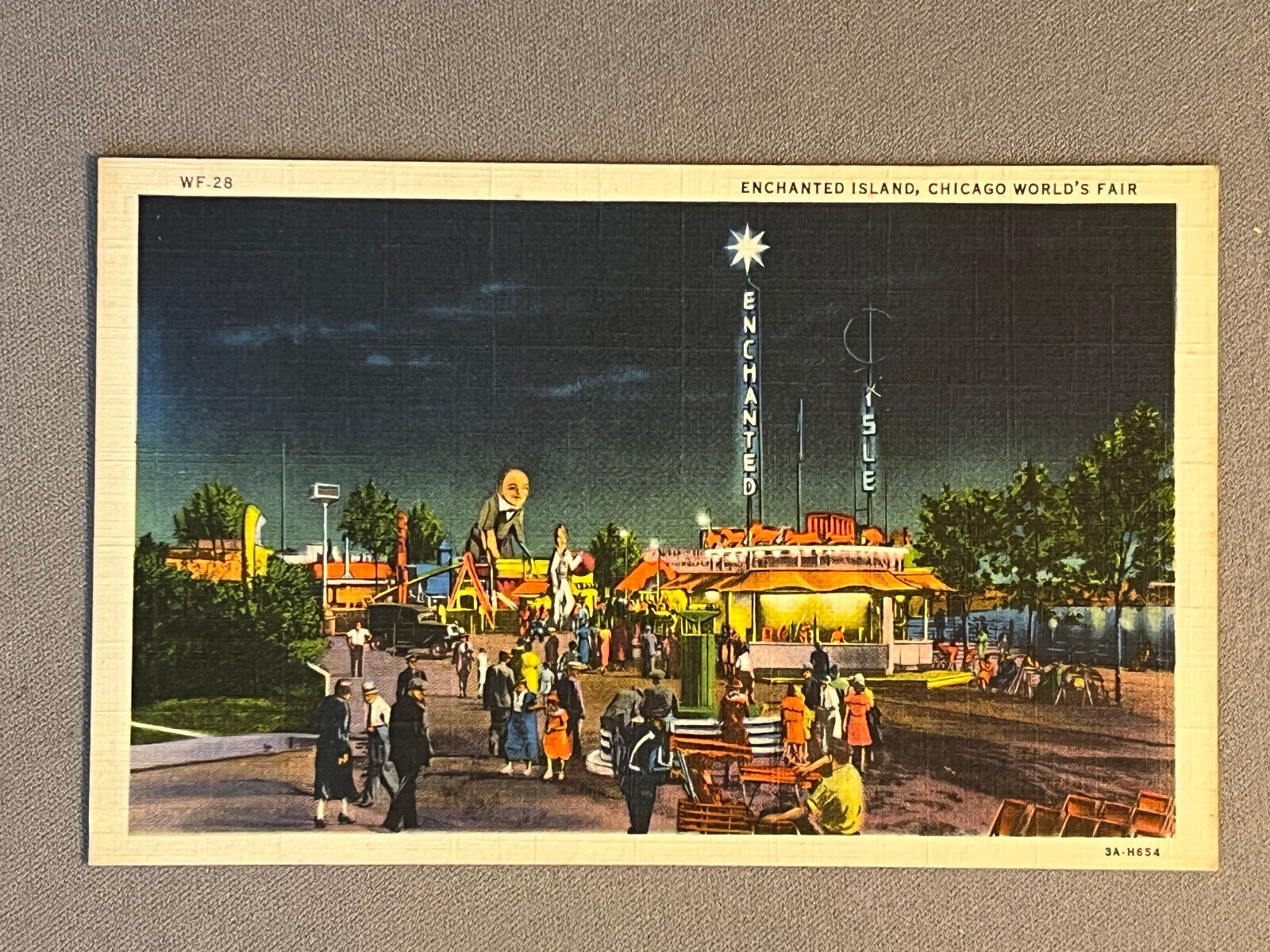 Chicago World\'s Fair Enchanted Island By Night, Children\'s Playground, 1933
