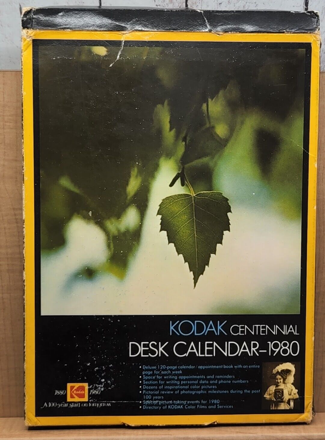 1880-1980 Kodak Centennial Desk Calendar 1980