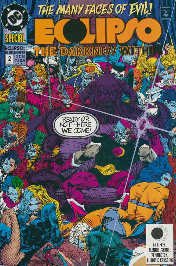 Eclipso: The Darkness Within #2 VF; DC | Keith Giffen Bart Sears - we combine sh